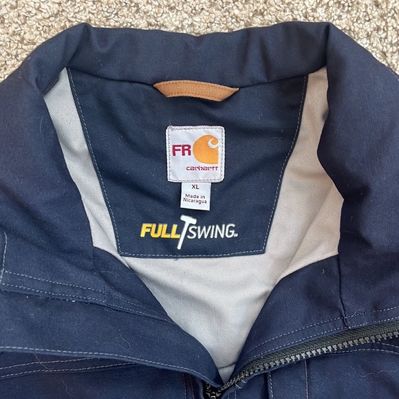 Carhartt FR Full Swing, Navy, Mens XL jacket - Picture 4 of 16
